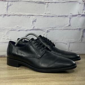 Cole Haan Hawthorne Black Leather Oxford Shoes Men's Size 9.5 Dress Plain Toe